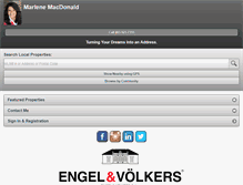 Tablet Screenshot of marlenecalgaryhome.com